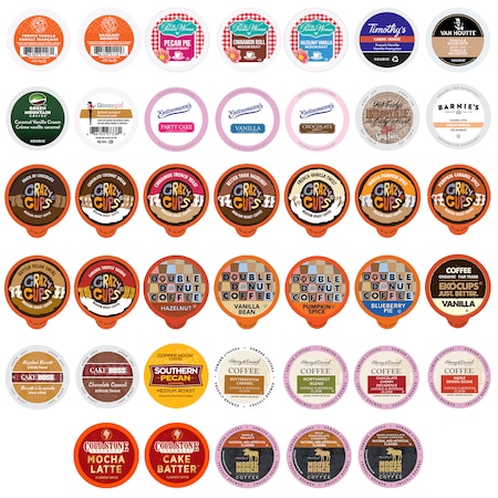 Crazy Cups Perfect Samplers Flavored Coffee Variety Pack - 40 Ct WM-PS-Flavor-40